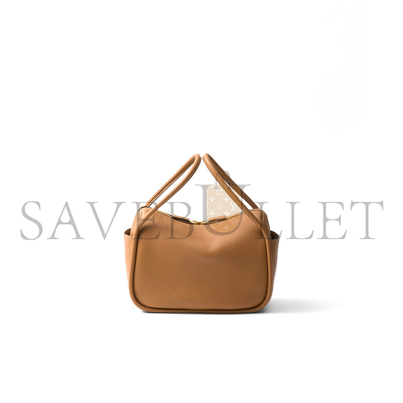 PRADA DARLING LEATHER HANDBAG 1BA451 (25*18*10.5cm)